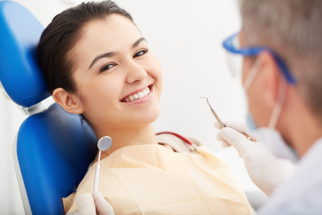 happy dental patient